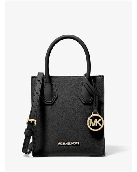 michael kors mercer extra-small pebbled leather crossbody bag|michael kors large crossbody handbags.